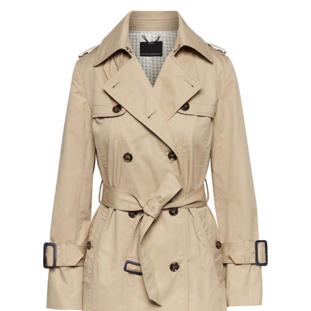 Water-Resistant Classic Trench Coat